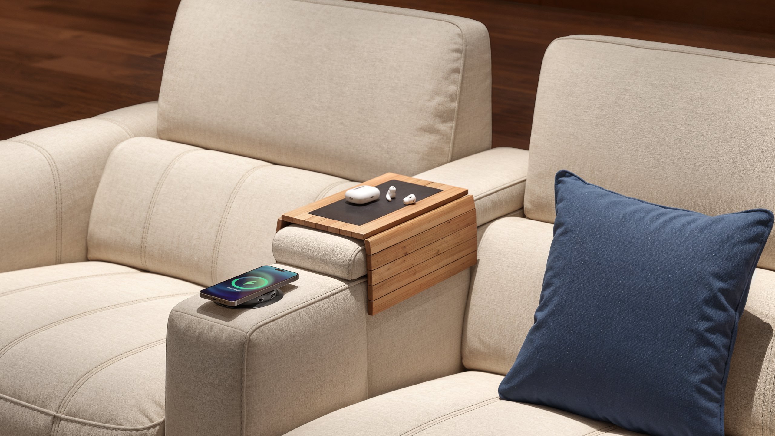 Stoff 3-Sitzer Kinosofa MALIBU