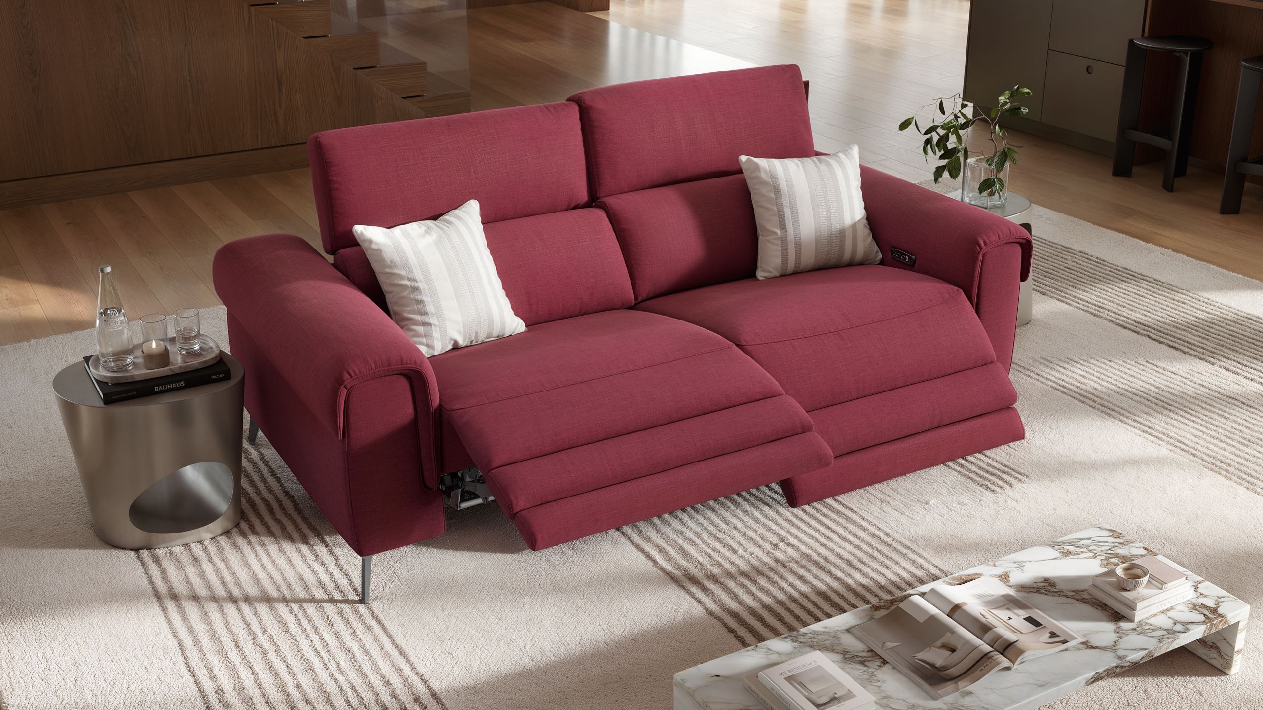 Stoff 3-Sitzer Sofa VISSO