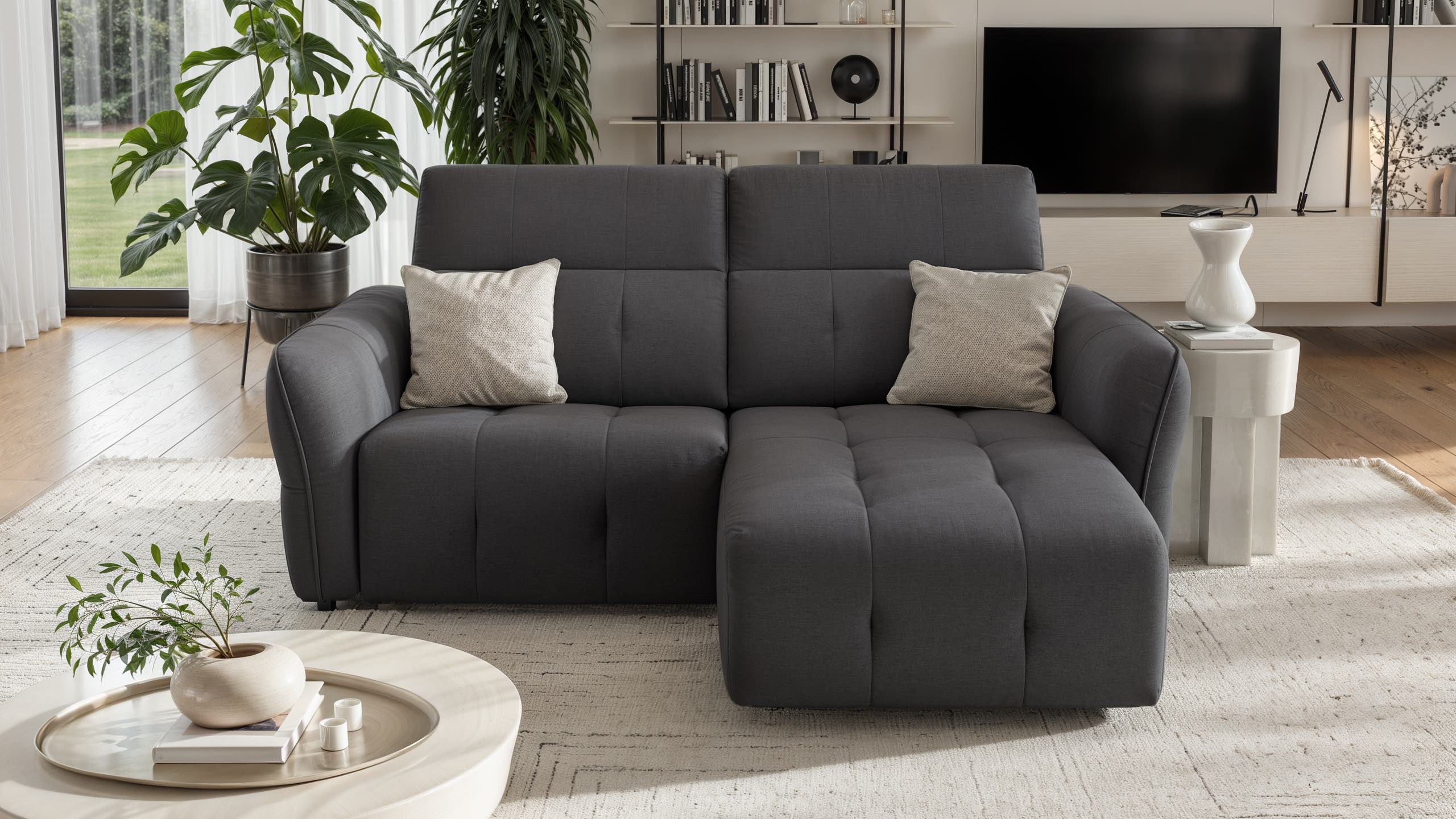 Stoff Ecksofa mini MARANELLO
