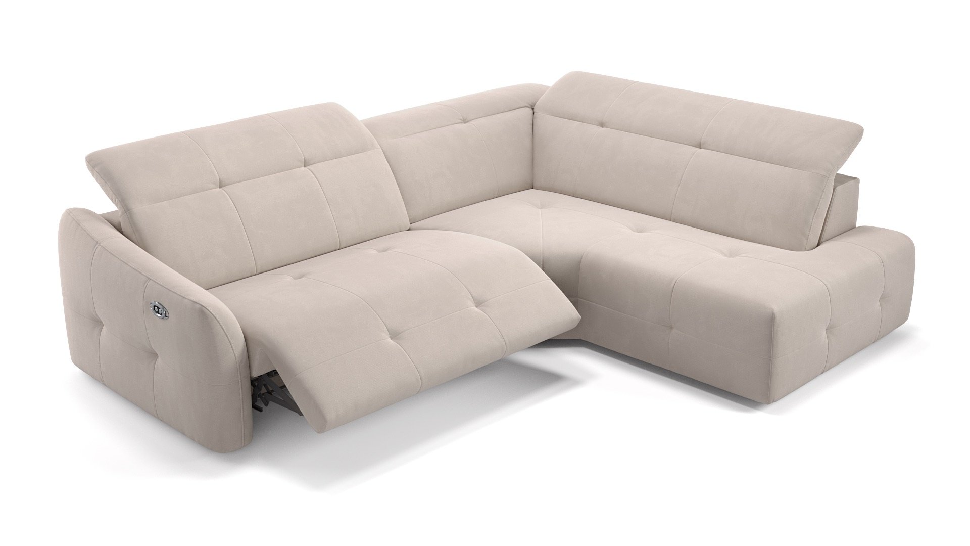 Stoff Ecksofa CASADO