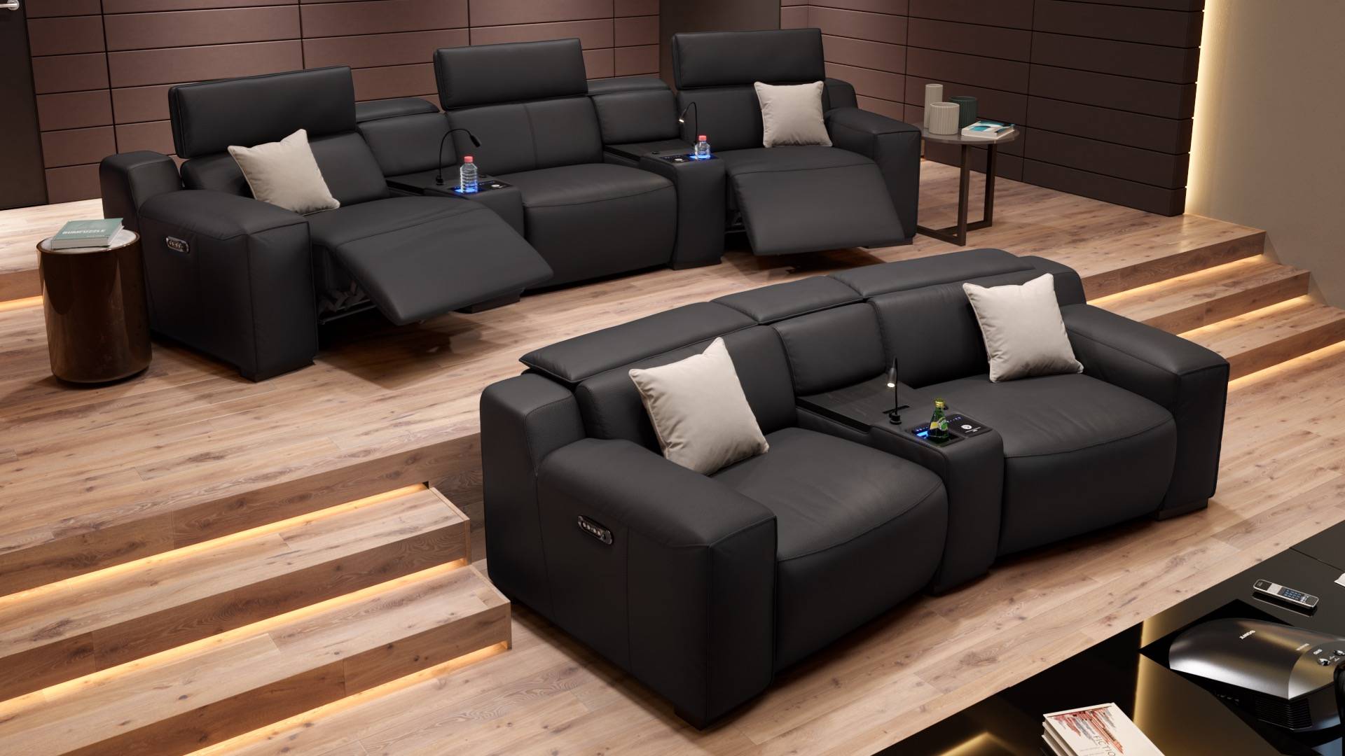 Sofa direkter Versand Kinosofa Loreto Sofanella