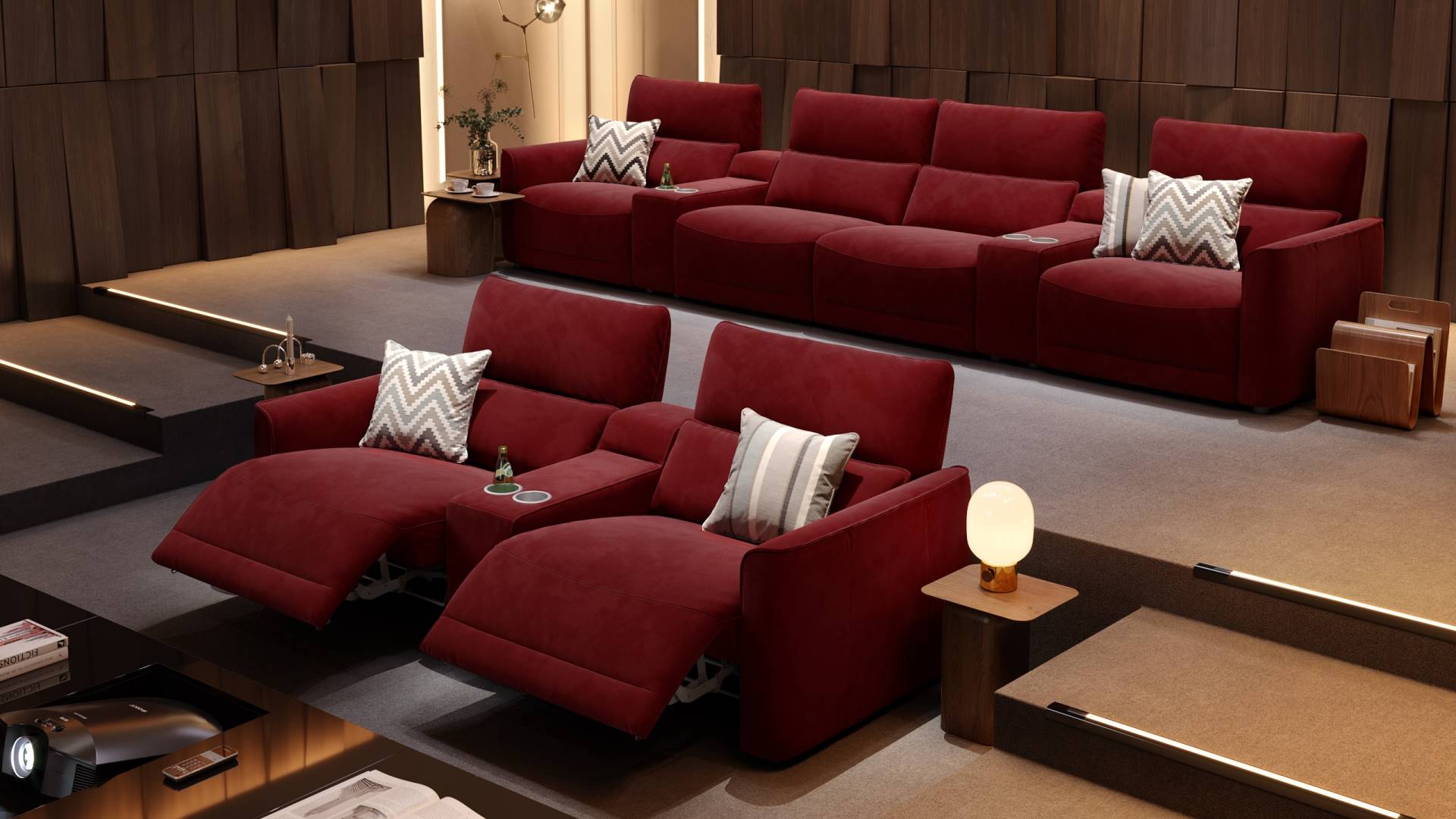 Stoff 2Sitzer Kinosofa Gala Sofanella