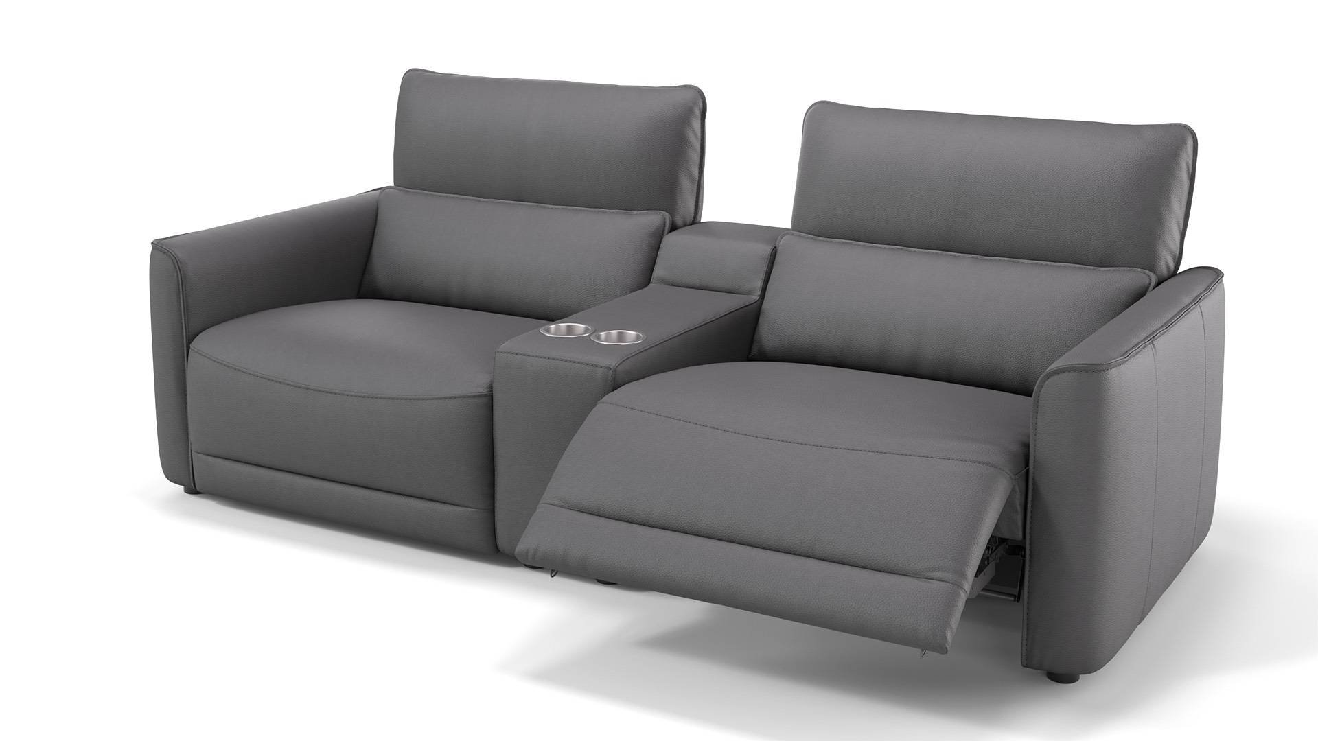 Gala 2er Kinositze Leder Sofanella