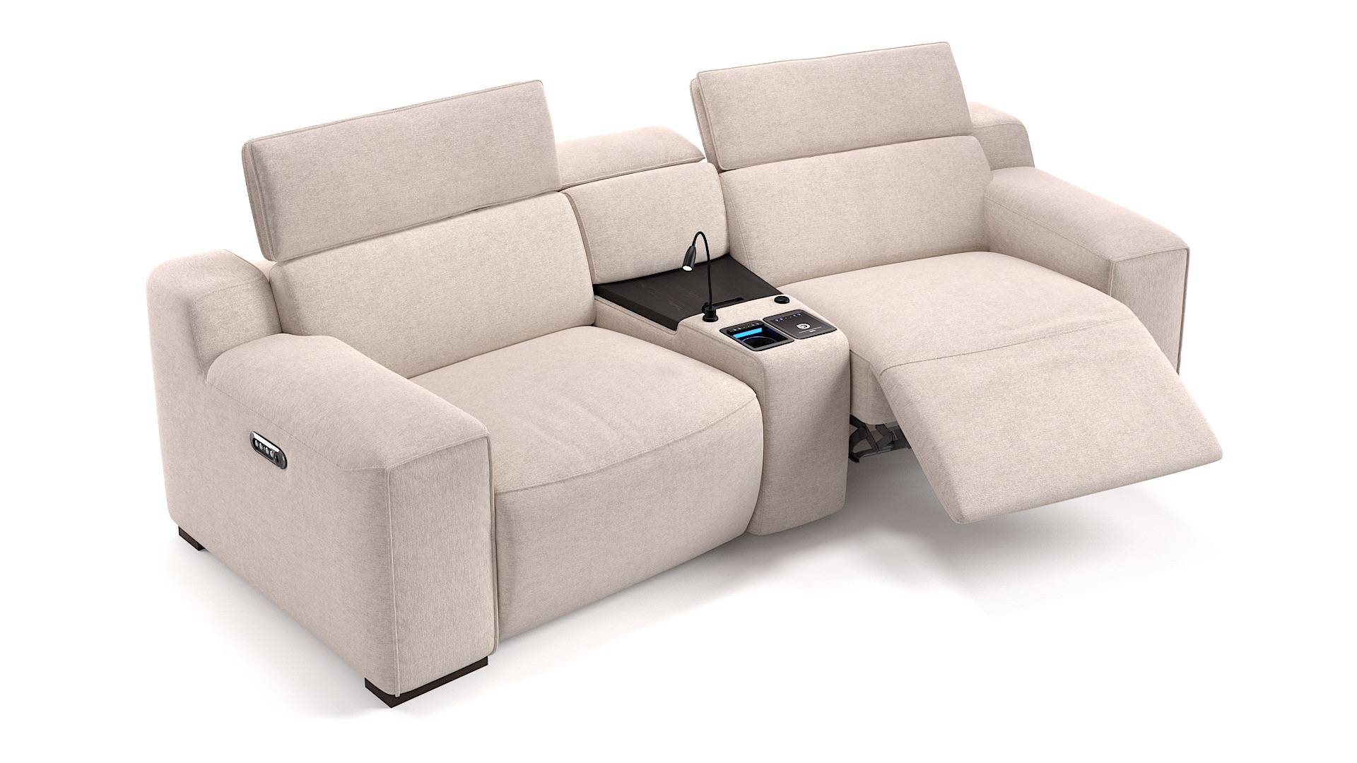 Lubra Living 2-Sitzer Heimkino-Sofa mit Getränkehalter