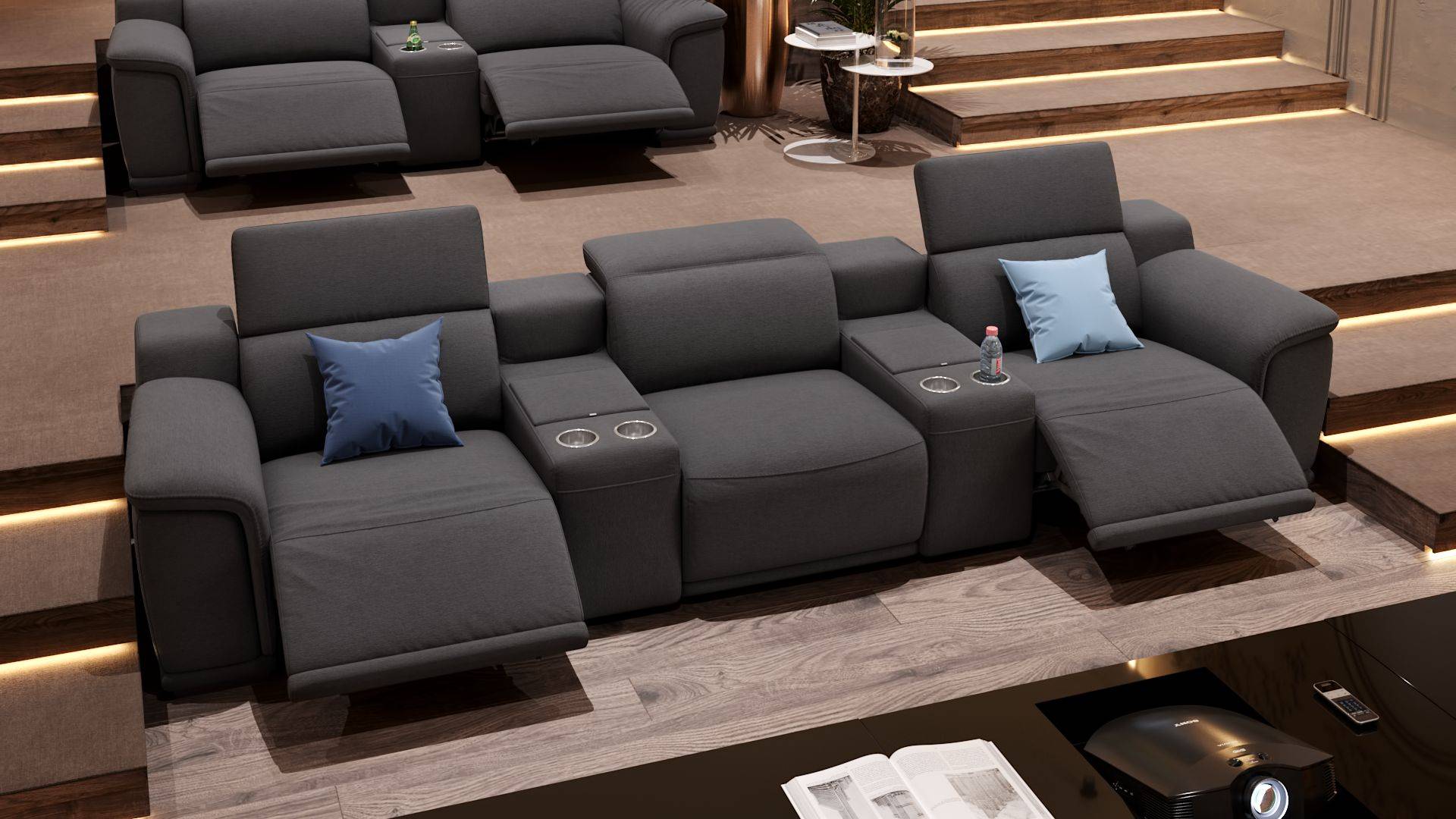 Heimkino Sofas online kaufen 3Sitzer Kinocouch Sofanella